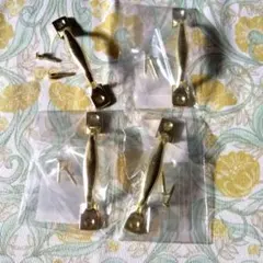 昭和レトロな真鍮製「捻締錠（ね じじまりじょう）」2セット - メルカリ