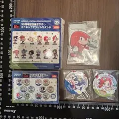 セガラッキーくじ「ソニック＆ぷよぷよ」35周年 アクリルスタンド 缶バッジセット