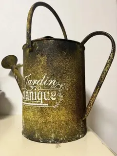 Jardin Botanique アンティーク調 ブリキ ジョウロ型