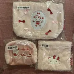 ハローキティ トートバッグ・ポーチ・巾着セット