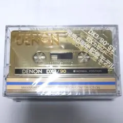 DENON DX3 カセットテープ　ゴールドバージョン　激レアモデル DENON DX3/90 DXカセット発売5周年記念モデル ゴールド ① - メルカリ