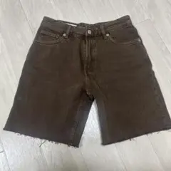ZARA ブラウン ショートパンツ