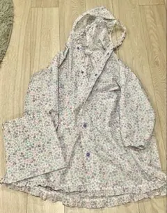 花柄 キッズ レインコート 130cmのサムネイル