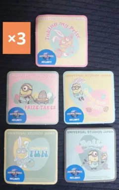 《最新》USJ×エディオン☆ステッカーシール ミニオンズ 2025 イースター