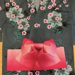 【綿100%】浴衣・帯・草履の3点セット