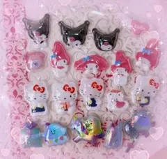 サンリオキャラクター3dぷっくりシール