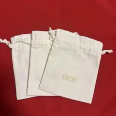 ◆DIOR 巾着 ポーチ 3枚セット