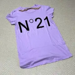 N°21 ヌメロヴェントゥーノ ロゴTシャツ パープルのサムネイル