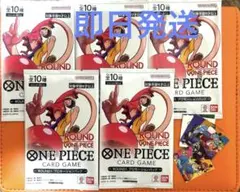 ワンピースカード ラウンドワン 5パックセット ステッカー - メルカリ