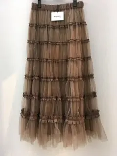 【新品、未使用】 ミュベール チュールスカート!
