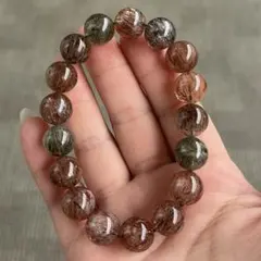 金運・幸運・天然石 ブラックゴールド スーパーセブン ブレスレット