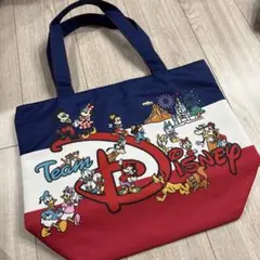 【美品】Team Disney ディズニー トートバッグ