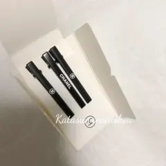 シャネル CHANEL ノベルティ ヘアピン ヘアクリップ 3本セット 未使用