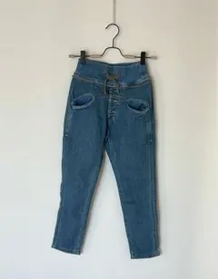 "未使用品"KAPITAL デニムテーパードサルエルパンツ　ヌーベルパンツ110