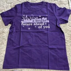 紫色のTシャツ/Lサイズ