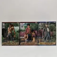 ワンピース REVIVAL エース ルフィ サボ フィギュアセット