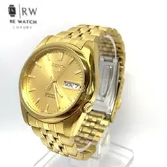 R7-3367 SEIKO 7S26-01V0 自動巻き 腕時計 ゴールド