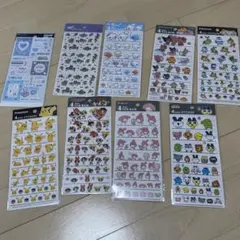キャラクターシール 4サイズステッカー 5枚セット - メルカリ