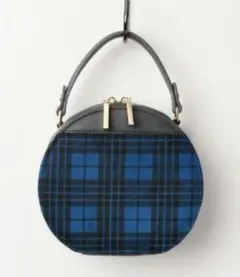 【SAC】【新品未使用タグ付き】ハラコ丸型ショルダーバッグ