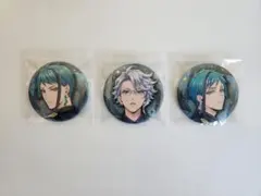 ツイステ フロイド ジェイド アズール 缶バッジ ブレイジングジュエル