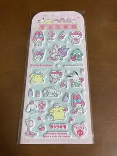 サンリオ　ぷっくり立体シール　サンリオ湯
