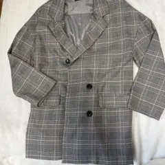 INGNI イング　グレー チェック柄 テーラードジャケット