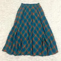 アメリカンホリック AMERICANHOLIC ロングスカート M チェック柄