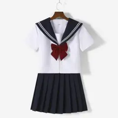 【2XL】コスプレ セーラー服 JK制服 学生服 写真集 半袖 高校制服