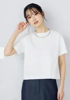 B品○コムサイズム　ボックスシルエット クロップド丈 Ｔシャツのサムネイル