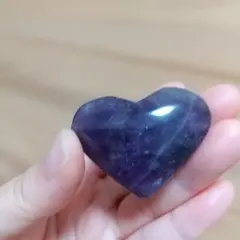 アメジスト ハート&水晶タンブル
