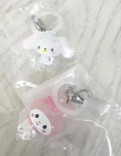 サンリオゆるっとめじるしアクセサリー　マイメロ　しろうさ　2個セット