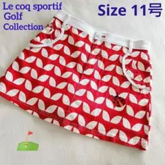 【極美品】ルコックゴルフ スカート インナーパンツ一体型 ロゴ刺繍 サイズ11号