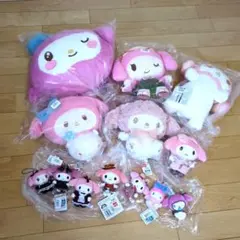 no.0089 超得・マイメロディ ぬいぐるみ13点セット/1点550円台