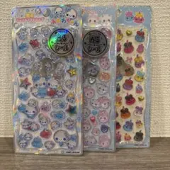 ぷくぷくあわわちゃん　まじかるベリーベリー　光る　プチドロ ほっぺちゃん　3枚