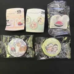 モフサンド　くら寿司 缶バッジ　アクリルステッカー　3点