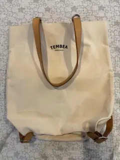 未使用　TEMBEA アイボリー リュック