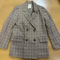 FREE'S MART チェック柄 ダブルブレストジャケット