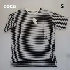 coca　オーバーサイズTシャツ　ボーダー　Sのサムネイル