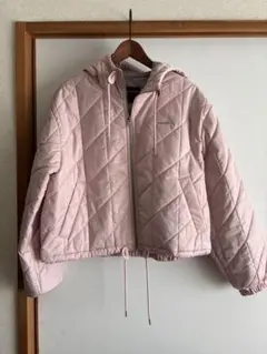 正規品】COACH薄手キィルティングショート丈ブルゾン・薄ピンク未使用 