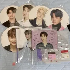 BTS 公式 ジミン うちわ フラッグ うちわカバー まとめ売り