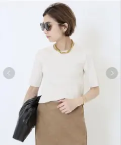 Deuxieme Classe Diner B RIB ニット　tシャツ