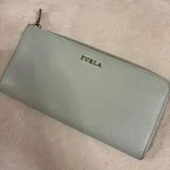 FURLA ラウンドファスナー長財布 ライトブルーのサムネイル
