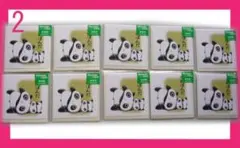 2 たれぱんだミニグリーティングカード 封筒10組 多目的 ミニカード