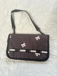 LeSportsac★ドット・リボン柄ポーチ