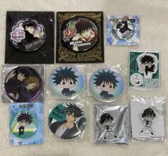 呪術廻戦 伏黒恵 バースデー缶バッジ アクリルスタンド ぺたん娘 くじ