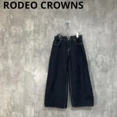 RODEO CROWNS WIDE BOWL 　ビッグリボンデニムパンツ　Mのサムネイル