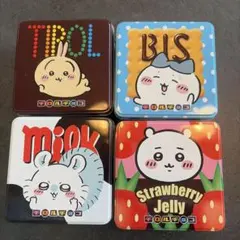 ちいかわ　チロルチョコ　コラボ　缶　ハチワレ　モモンガ ちいかわ ウサギ