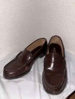 HARUTA ブラウン ローファー　24cm