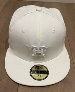 New Era 59FIFTY ホワイトキャップ 7 3/8