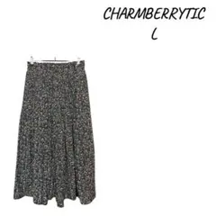 CHARMBERRYTIC 花柄ロングスカート ゆったりL